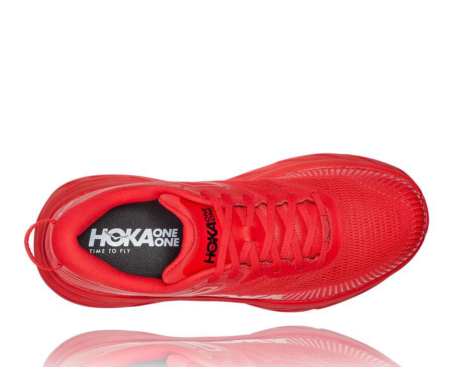 Chaussure Running Hoka One One Bondi 7 Homme - Rouge - ARS-125079